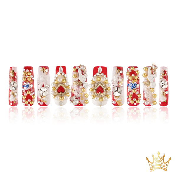 Cupid’s Kiss Handmade Nails MG398