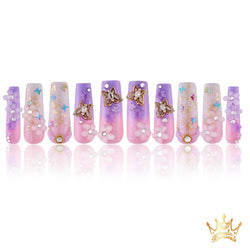 Fairytale' wonderland Handmade Nails MG268