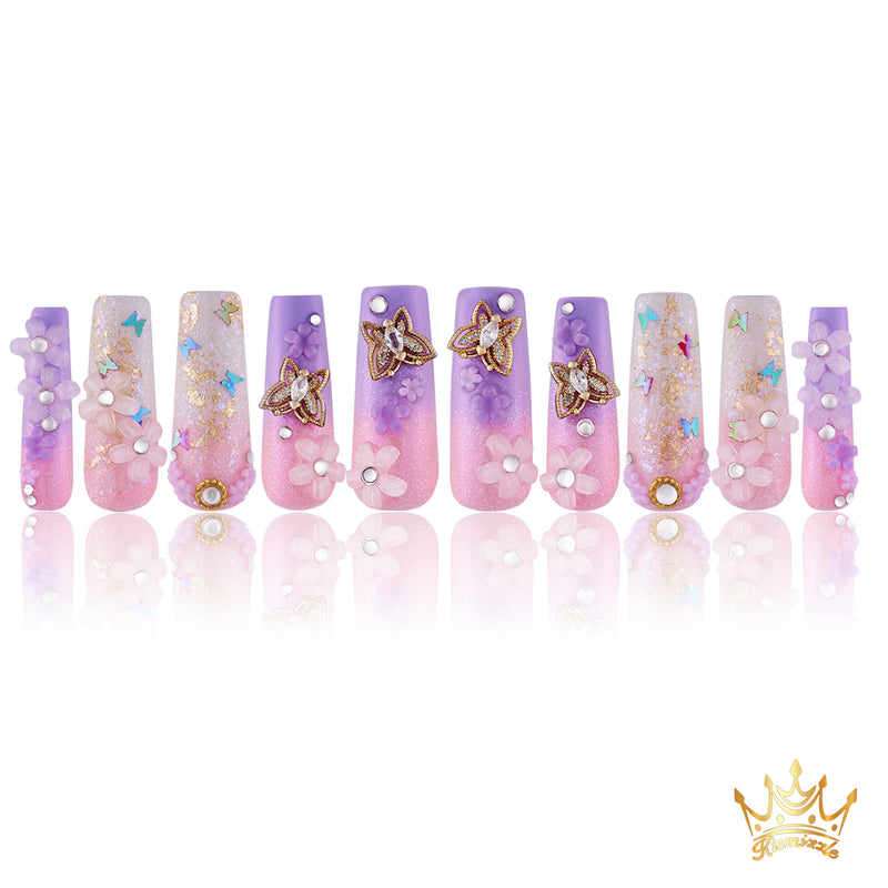 Fairytale' wonderland Handmade Nails MG268