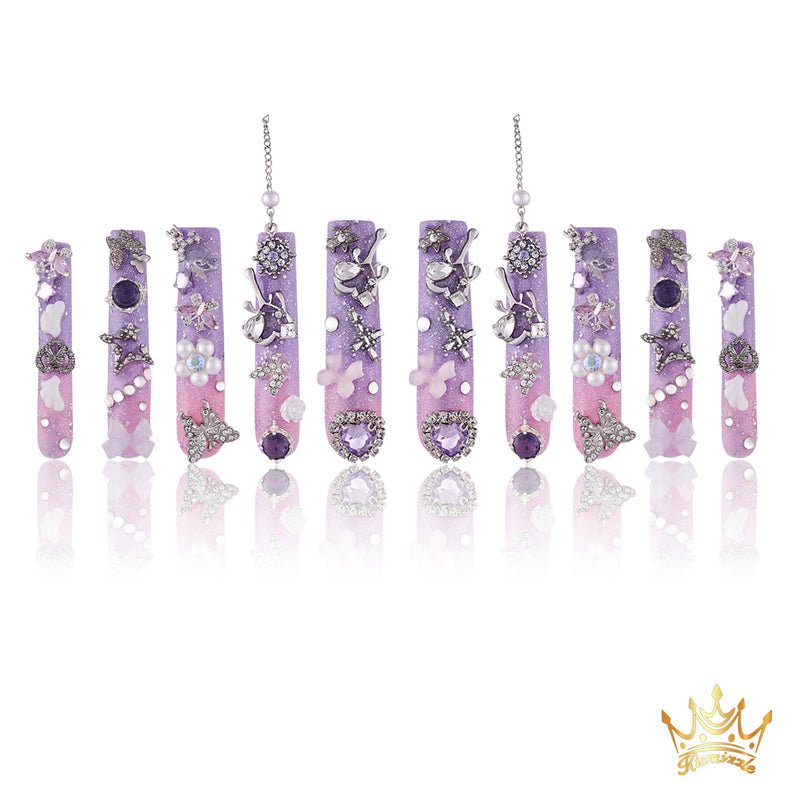 Twilight Serenade Handmade Nails MG305