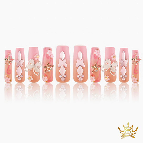 Hi Barbie! Handmade Nails MG314