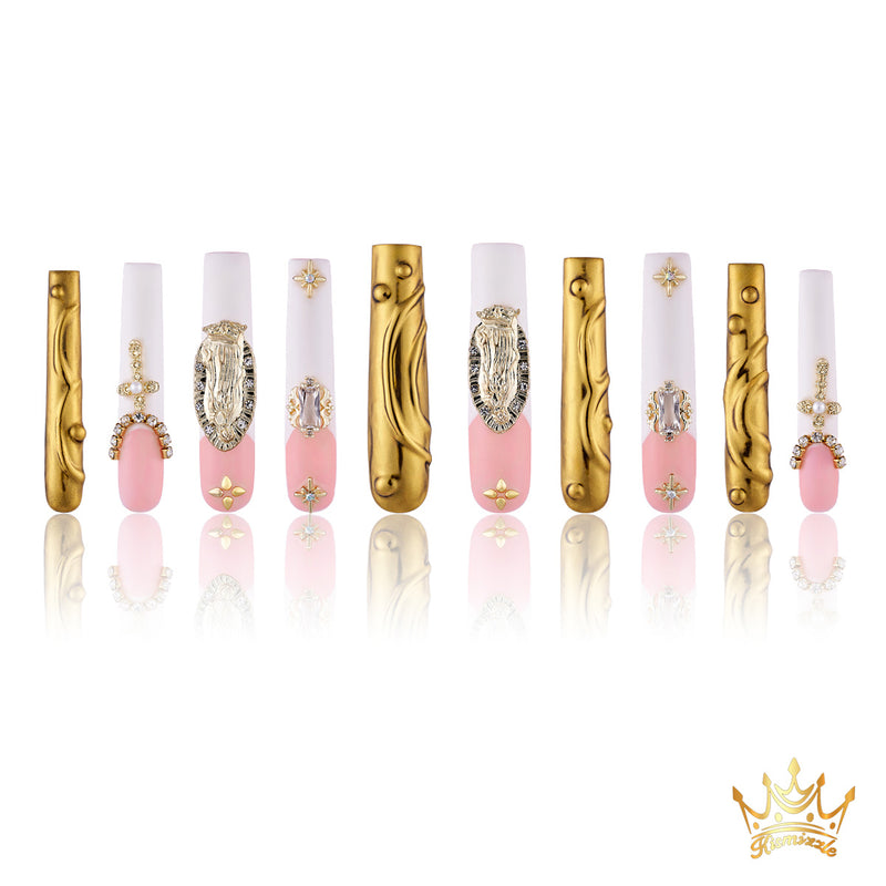 The Madonna's Blessing Handmade Nails MG368