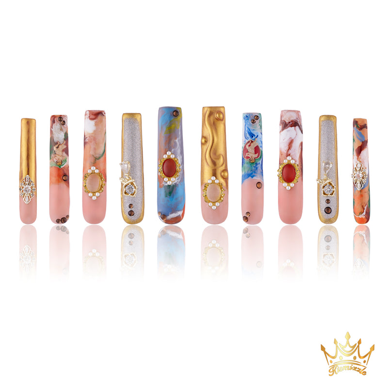 Angelic Dreamscape Handmade Nails MG372