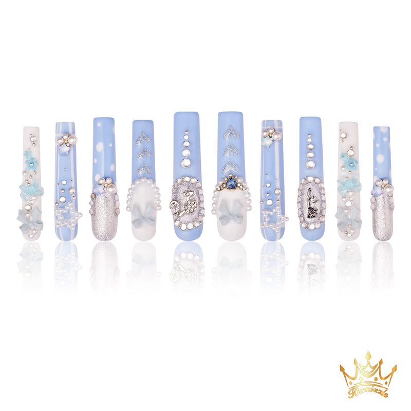 Icy Princess Dream Handmade Nails MG390