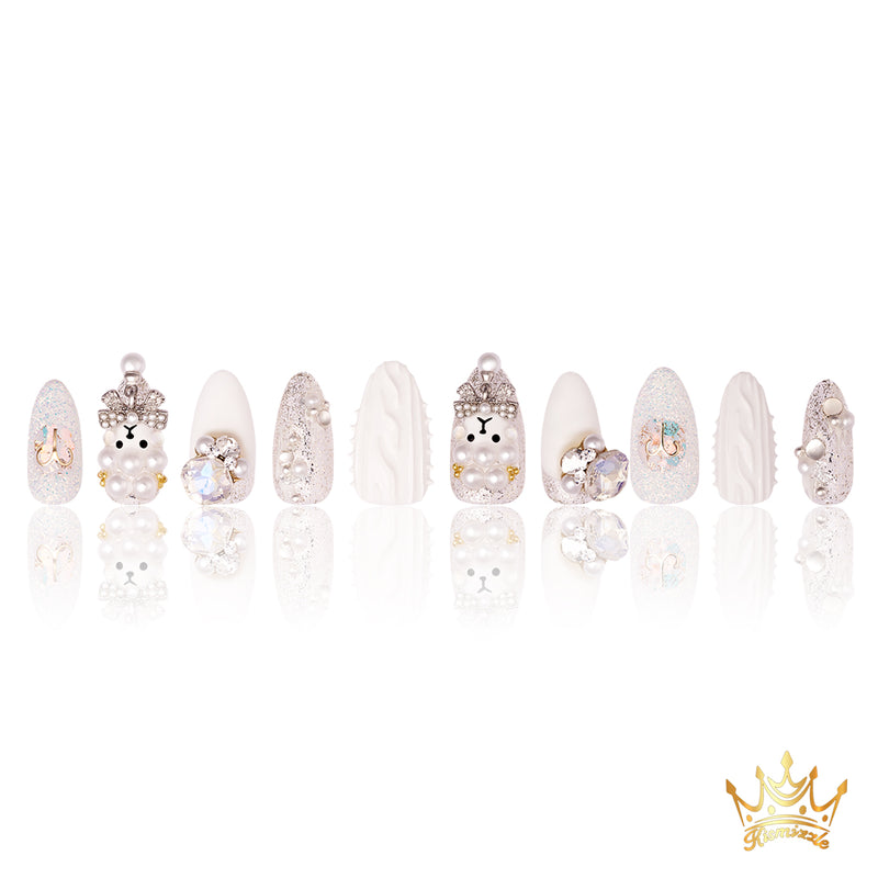 Aries Flame (Aries) Handmade Nails MG397