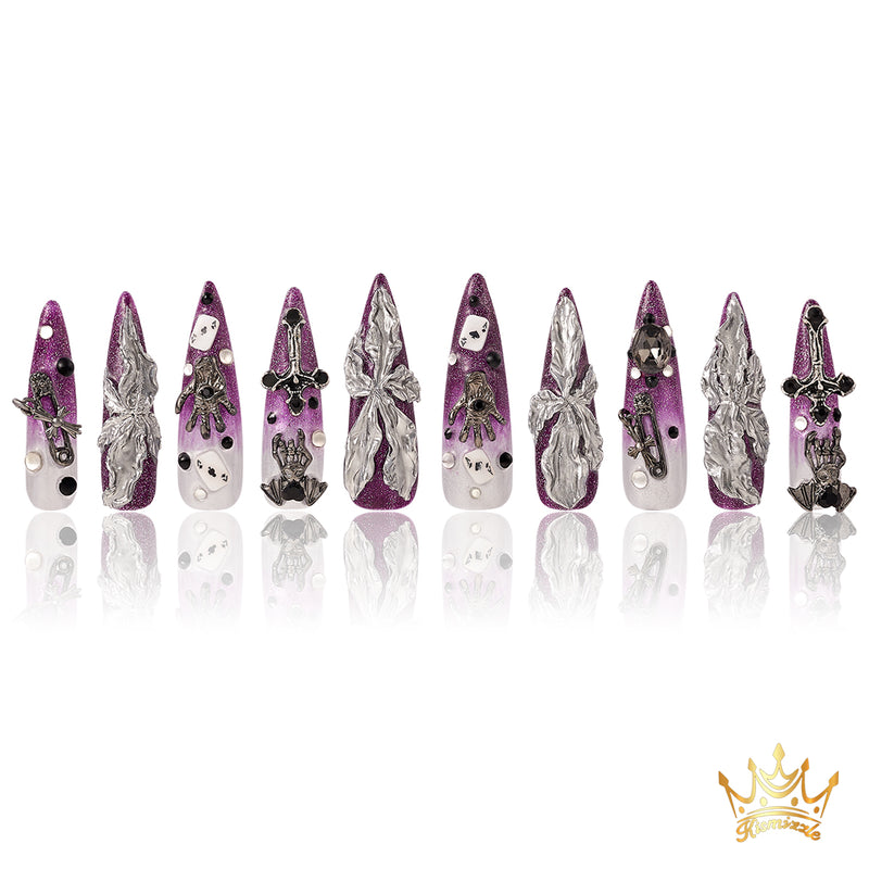 Desert Flower Handmade Nails MG402