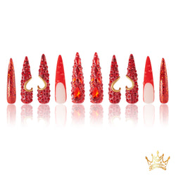 Red-dy Gaga Handmade Nails MG405