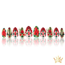 Crab-tivating (Cancer) Handmade Nails MG411