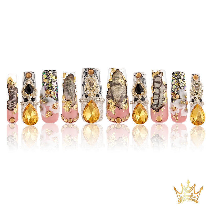 Baroque Dream Handmade Nails MG429