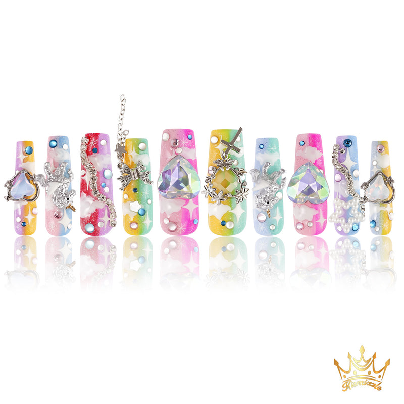 Bling It On, Cloud! Handmade Nails MG431
