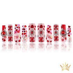 Scarlet Slasher Handmade Nails MG432