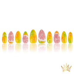 Vitamin C Overdose Handmade Nails MG434