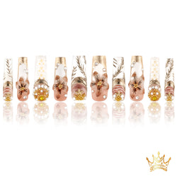 Rococo Garden Handmade Nails MG436