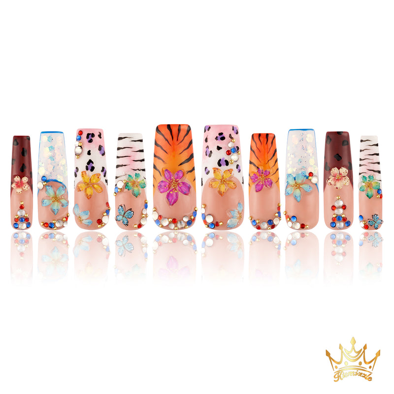 Nile Fierce Handmade Nails MG441