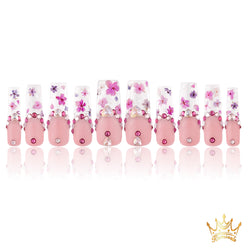 Sakura Blush Handmade Nails MG446