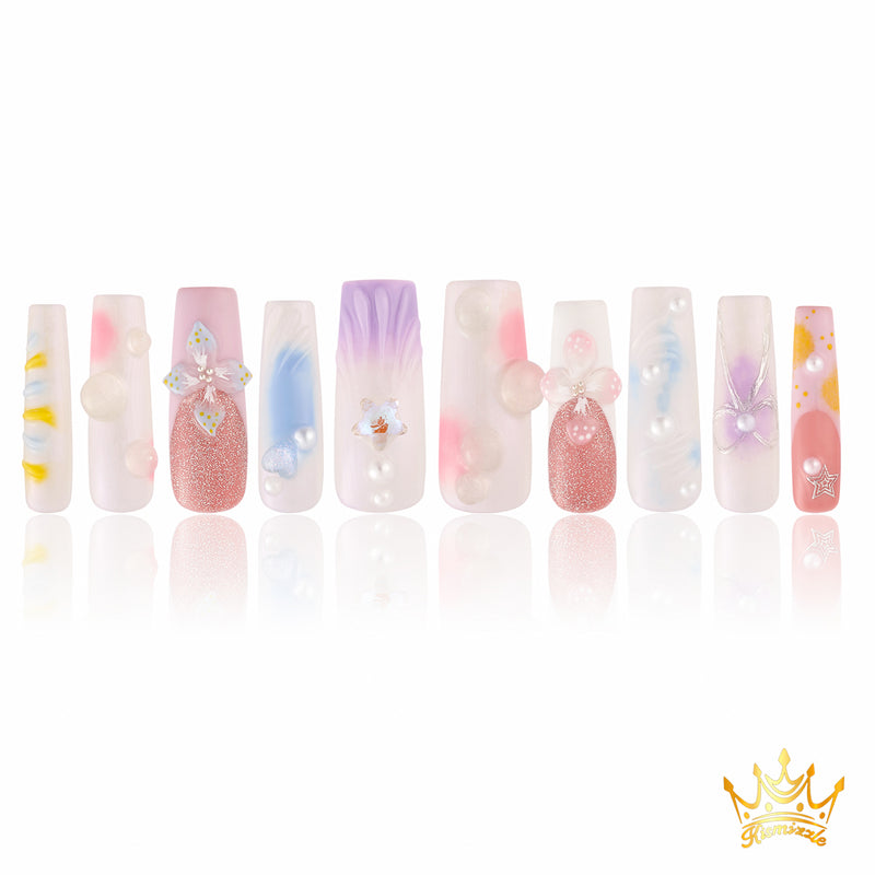Cosmic Breeze Handmade Nails MG448