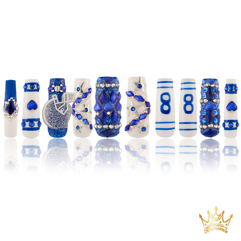 Cowboys Radiance Handmade Nails MG458