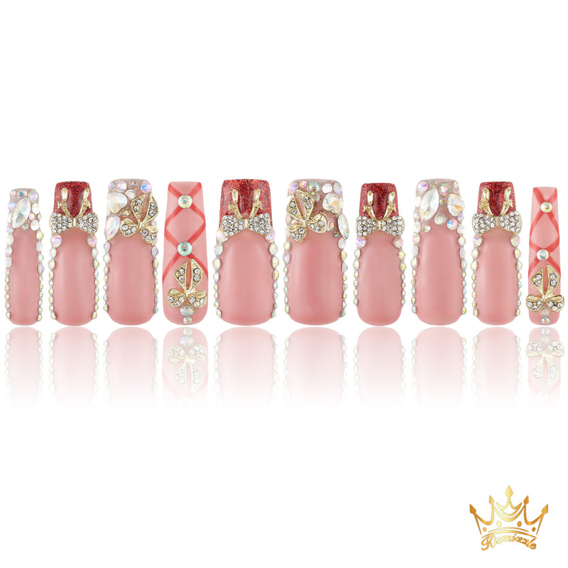 Red-y to Slay Handmade Nails MG469