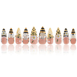 Hony I am bee-sy Handmade Nails MG470