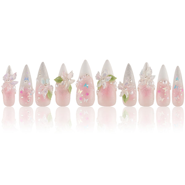 Fairy, Take Your Throne Handmade Nails MG479