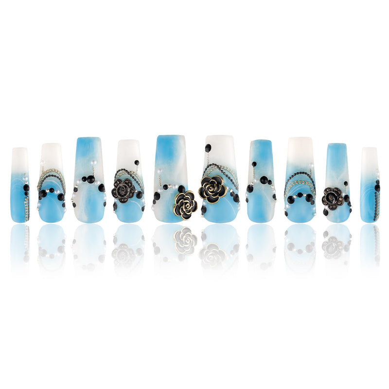 Sapphire Handmade Nails MG484