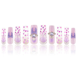 Lilac Whisper Handmade Nails MG487