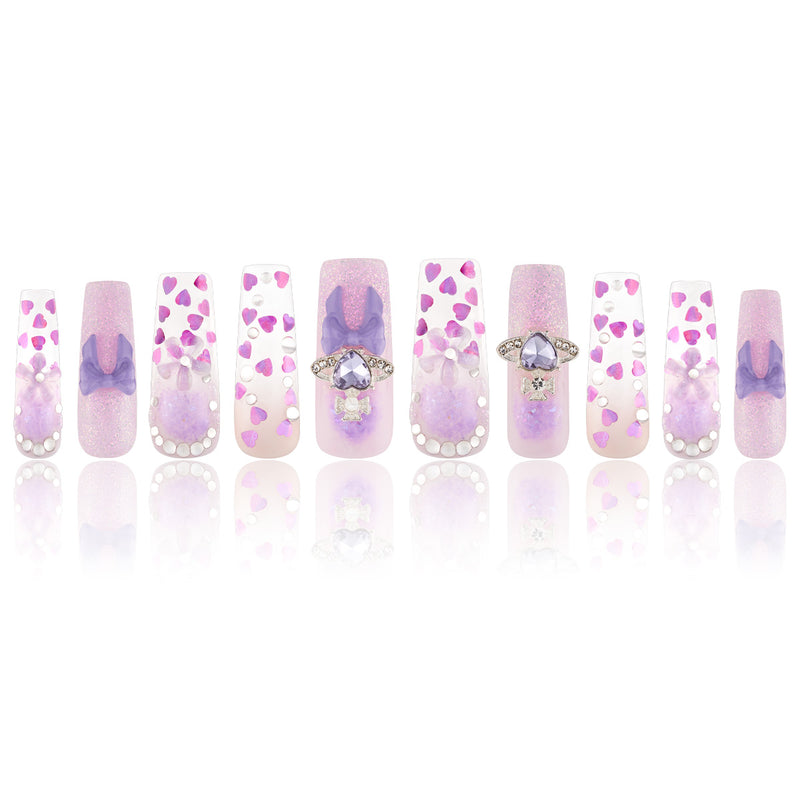 Lilac Whisper Handmade Nails MG487