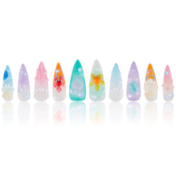 Shell Candy Princess Handmade Nails MG492