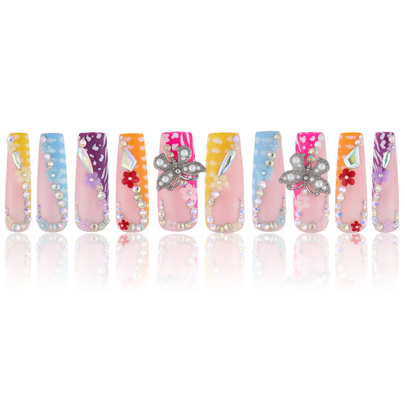 Bloom Bash Handmade Nails MG494