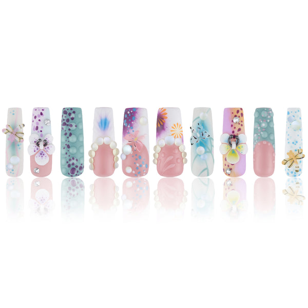 Ocean Fairy Tale Handmade Nails MG499