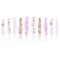 Rosy Murmurs Handmade Nails MG510