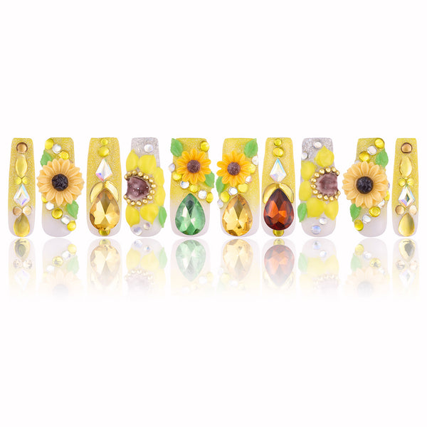 Sun-kissed Baby Handmade Nails MG513