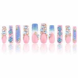 Summer Waves Handmade Nails MG519