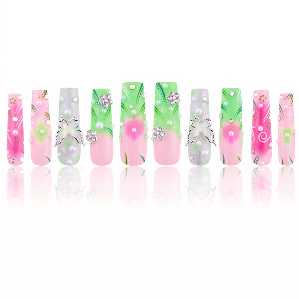 Summer Sprite Handmade Nails MG521