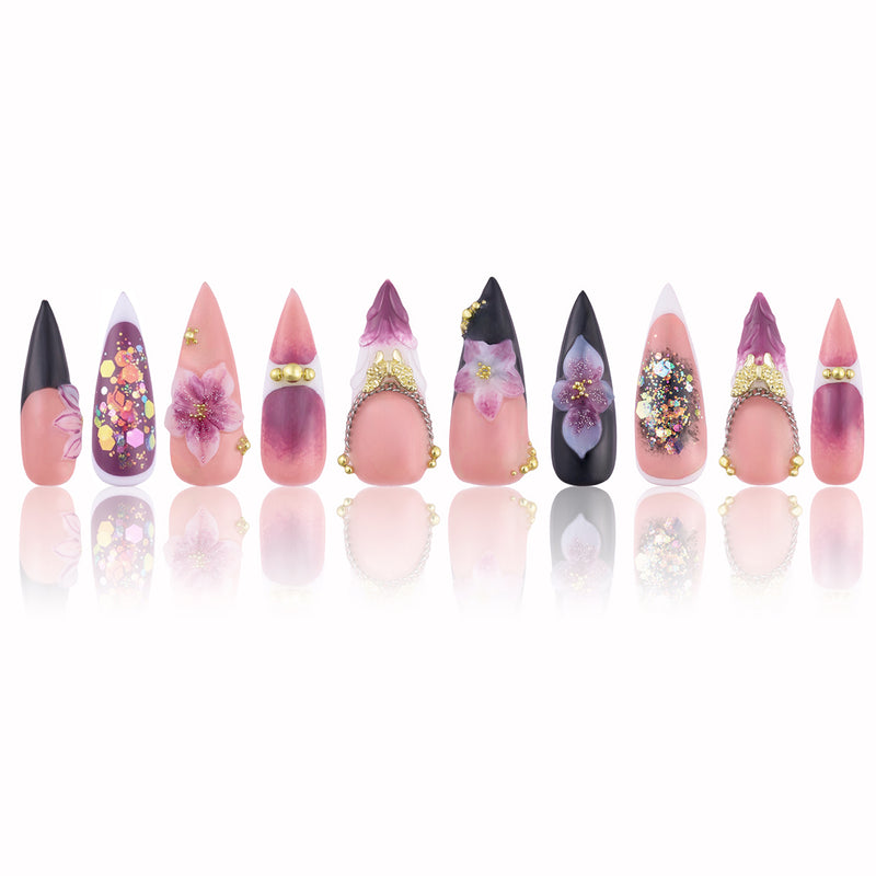 Violet Garden Handmade Nails MG525