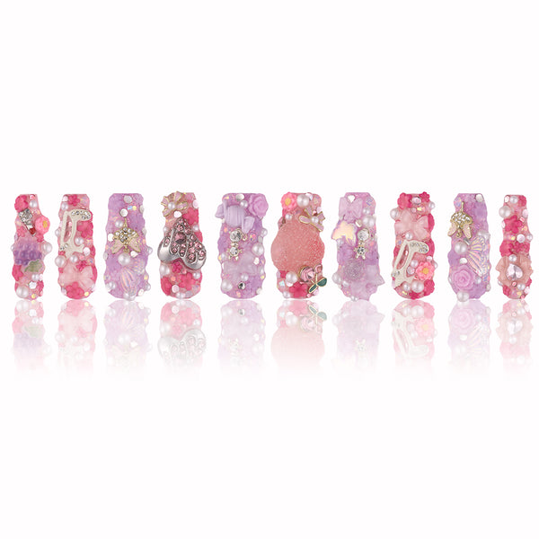 Kawaii Attack Handmade Nails MG532
