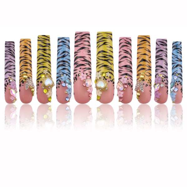 Born to Be Wild Handmade Nails MG546
