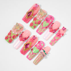 Dopamine Heartbeat Handmade Nails MG570