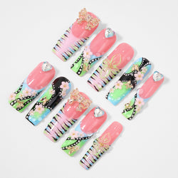 Electric Bloom Handmade Nails MG572