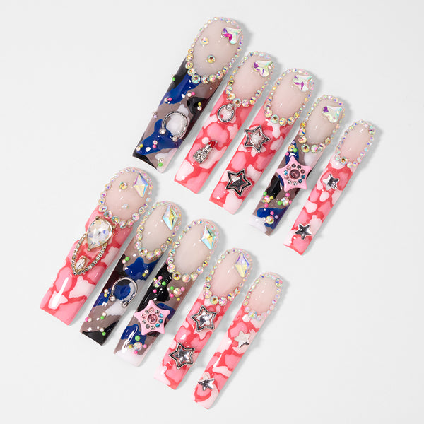 Nightfall Radiance Handmade Nails MG580