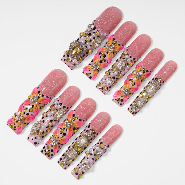 Dot Tropicana Handmade Nails MG583