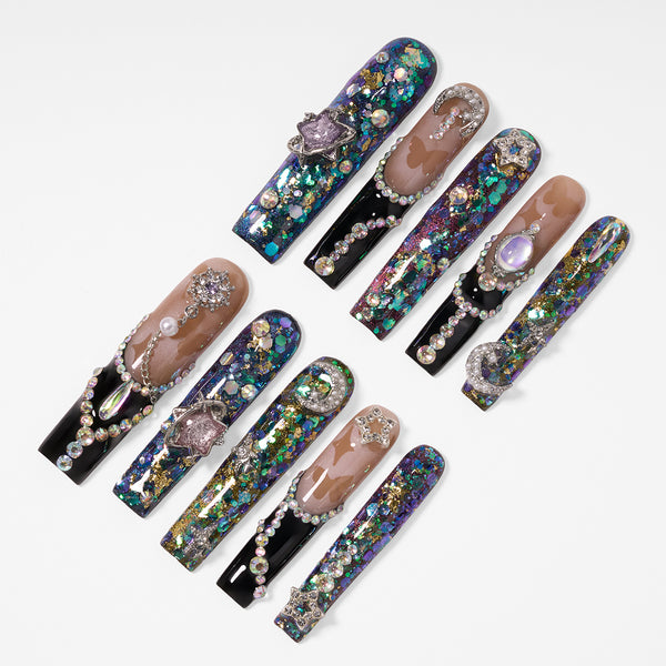 Galaxy Bliss Handmade Nails MG586