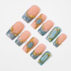 Mirror of Water    Handmade Nails MG608